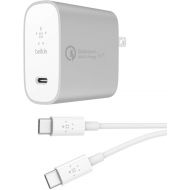 Belkin Boost Charge 27W Quick Charge 4+ Home Charger with 4ft/1.2m USB-C to USB-C Cable (Quick Charge 4+ Charger)