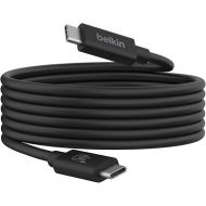 Belkin Connect USB4 Cable (6.6ft/2M Power Cable), USB-C to USB-C Cable w/ 240W Power Delivery + 20Gbps - USB4 Compliant Power Cable, Compatible with MacBook, Windows, Chromebook, & More