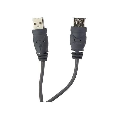 벨킨 Belkin USB A/A Extension Cable, USB Type-A Female and USB Type-A Male (6 Feet), Black