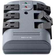 Belkin 6-Outlet Pivot-Plug Surge Protector w/ Wall Mount - Ideal for Mobile Devices, Personal Electronics, Small Appliances and More (1,080 Joules) - 5 Pack