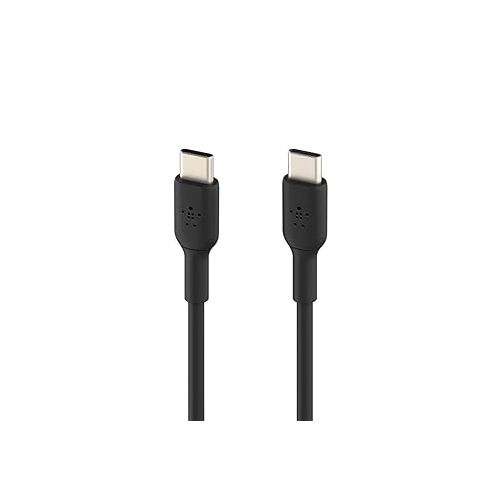 벨킨 Belkin Boost Charge USB-C to USB-C Cable (USB Type-C Fast Charge Cable for Samsung, Pixel, iPad Pro and More) 2 m, Black