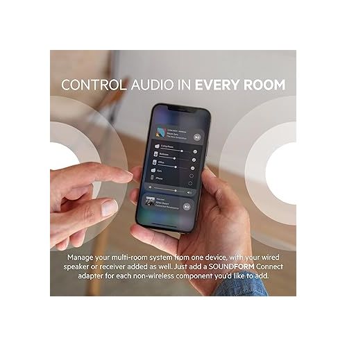 벨킨 Belkin SoundForm Connect AirPlay 2 Adapter & Airplay 2 Receiver - Wireless Streaming for Apple Devices to Bluetooth Speakers - Optical & 3.5mm Speaker Inputs for iPhone 15, 14, MacBook Pro, & More