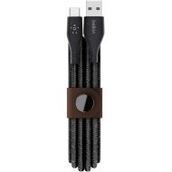 Belkin DuraTek Plus USB-C to USB-A Cable with Strap (Ultra-Strong USB to USB-C Cable/USB Type-C), Black, 6'/1.8m