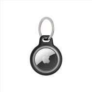 Belkin Apple AirTag Reflective Secure Holder With Key Ring - AirTag Holder - AirTag Keychain Accessories - Reflective & Scratch Resistant AirTag Case With Raised Edges - Black