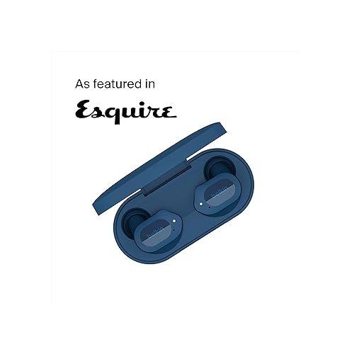 벨킨 Belkin Wireless Earbuds, SoundForm Play True Wireless Earphones with USB-C Quick Charge, IPX5 Sweat and Water Resistant, 38 Hour Play Time, Compatible with iPhone, Galaxy, Pixel and More - Blue
