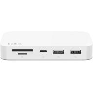 Belkin USB-C 6-in-1 Multiport Hub with Mount - USB Hub - USB C Docking Station with Micro SD Card Reader - Powered USB Hub - Compatible with MacBook, Chromebook, iMac, PC & Other USB-C Devices