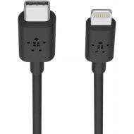 Belkin USB-C to Lightning Cable (4ft Fast Charging iPhone USB-C Cable for iPhone 11, 11 Pro, 11 Pro Max, XS, XS Max, XR, X, MacBook, iPad and more, Apple MFi-Certified), Black (F8J239bt04-BLK)