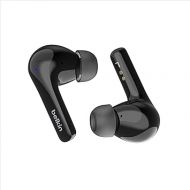 Belkin SoundForm™ Motion True Wireless Earbuds, Noise Cancelling Ear Buds with Wireless Charging Case & Dual Microphone - IPX5 Water Resistant Bluetooth Headphones for iPhone & Samsung - Black