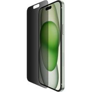 Belkin ScreenForce TemperedGlass Treated Privacy Screen Protector for iPhone 15 Plus and 14 Pro Max- Slim & Scratch-Resistant - Includes Easy Align Tray for Bubble Free Application
