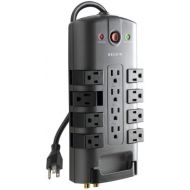 [아마존베스트]Belkin 12-Outlet Pivot-Plug Power Strip Surge Protector w/ 8ft Cord  Ideal for Computers, Home Theatre, Appliances, Office Equipment and more (4,320 Joules)