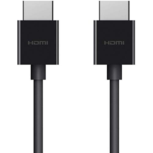 벨킨 [아마존베스트]Belkin Ultra HD High Speed HDMI Cable, Optimal Viewing for Apple TV and Apple TV 4K, Dolby Vision HDR, 2 M/6.ft  Black