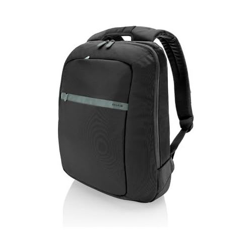 벨킨 Belkin Core Laptop Backpack (Pitch Black/Soft Gray) fits up to 15.6-Inch laptops