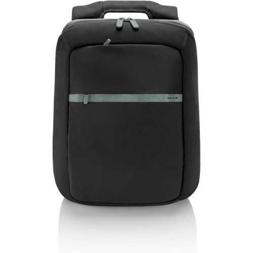 벨킨 Belkin Core Laptop Backpack (Pitch Black/Soft Gray) fits up to 15.6-Inch laptops
