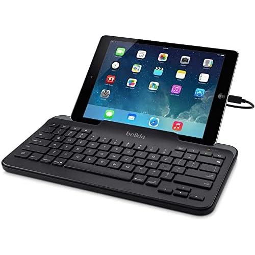 벨킨 Belkin B2B191 Wired Tablet Keyboard with Stand for Chrome OS ? Keyboard for Acer Chromebook Tab 10, Black