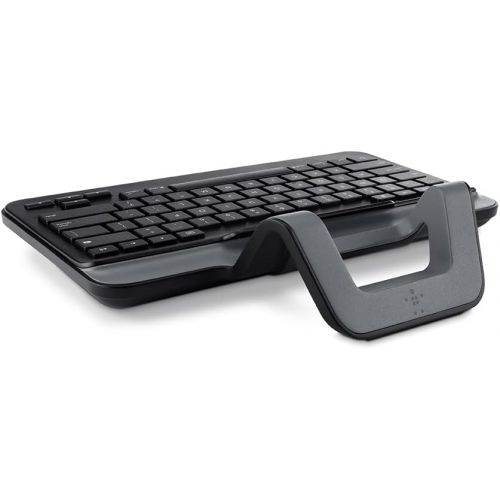 벨킨 Belkin B2B191 Wired Tablet Keyboard with Stand for Chrome OS ? Keyboard for Acer Chromebook Tab 10, Black