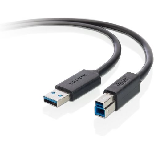 벨킨 Belkin SuperSpeed USB 3.0 USB A to USB B Cable (6-Foot)
