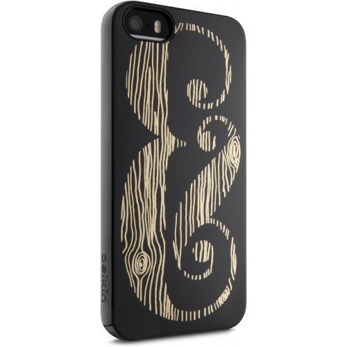 벨킨 Belkin Grip Candy Sheer Case for iPhone 5 / 5S and iPhone SE (Gravel/Black)