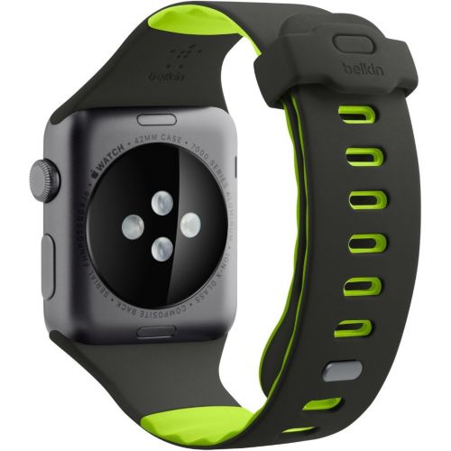 벨킨 Belkin Sport Band for Apple Watch (42mm/44mm)  Apple Watch Sport Band for Apple Watch Series 4, 3, 2, 1 (Apple Watch Wristband), Citron Green