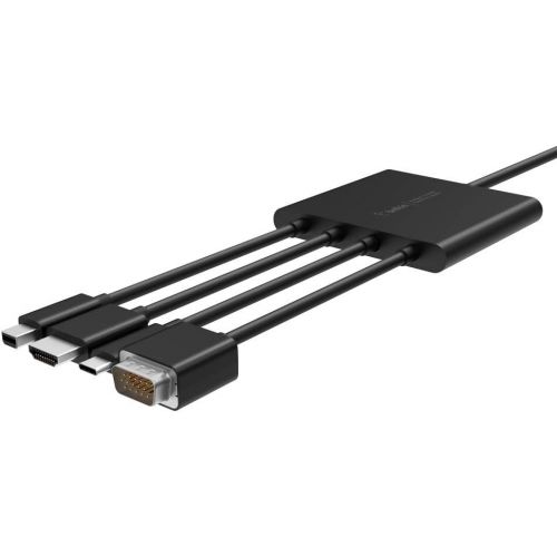 벨킨 Belkin Multiport Adapter, HDMI Digital AV Adapter  Mini DisplayPort, USB-C, HDMI, VGA to HDMI Adapter, Supports 4K UHD and Audio