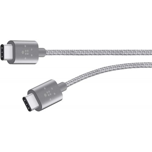 벨킨 Belkin USB-If Certified MIXIT 6-Foot Metallic USB-C to USB-C (USB Type C) Charge Cable