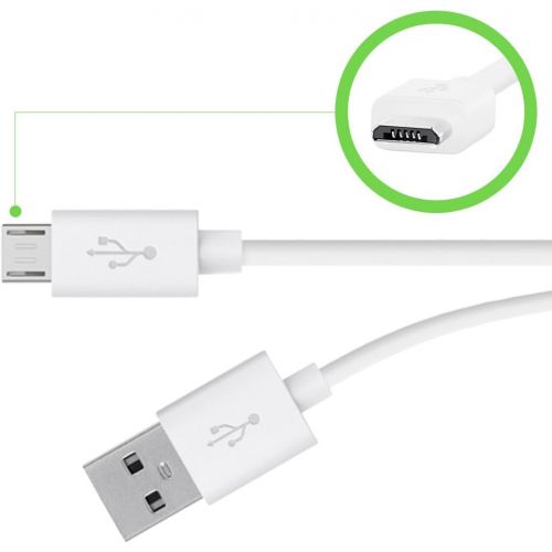 벨킨 Belkin MIXIT? Micro USB Cable for Samsung Phones (White, 4 Feet)