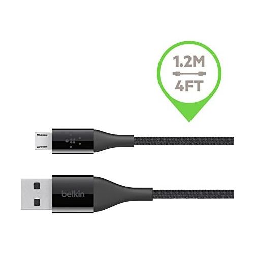 벨킨 Belkin MIXIT DuraTek Micro-USB to USB Cable, 4 Feet (Black)