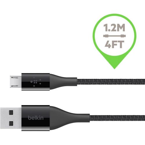 벨킨 Belkin MIXIT DuraTek Micro-USB to USB Cable, 4 Feet (Black)