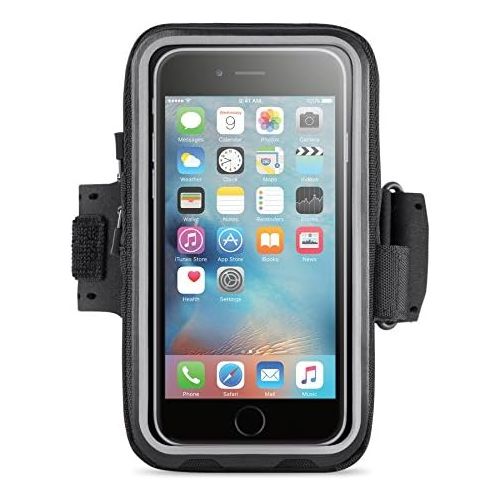 벨킨 Belkin Sport-Fit Plus Armband for iPhone 6 / 6S, Fitbit Alta, Fitbit Blaze and Fitbit Charge HR (Black/Overcast)