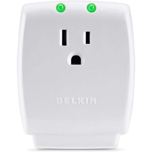 벨킨 Belkin F9H100-CW Single Outlet SurgeCube Surge Protector, 1080 Joules (F9H100-CW)