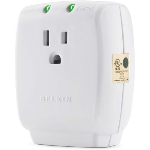 벨킨 Belkin F9H100-CW Single Outlet SurgeCube Surge Protector, 1080 Joules (F9H100-CW)