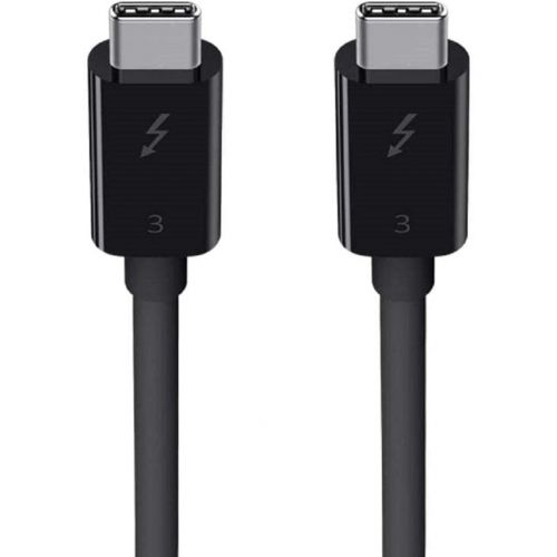 벨킨 Belkin Thunderbolt 3 Cable (100W Thunderbolt Cable, USB-C to USB-C Cable), 2.6ft/0.8M