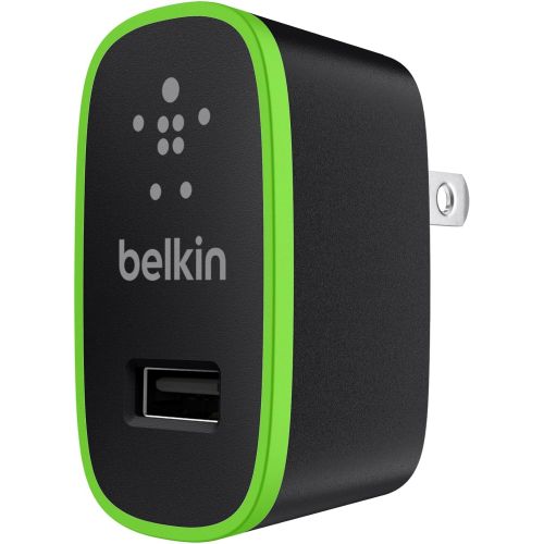 벨킨 Belkin Boost Up Home and Wall Charger, 12W, 2.4 Amp, Black (F8J040ttBLK)