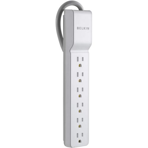 벨킨 Belkin 6-Outlet Home/Office Power Strip Surge Protector (4 Feet)