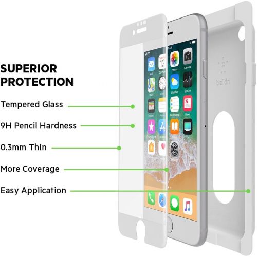 벨킨 Belkin Screen Protector for iPhone 8 Plus/ 7 Plus - Black