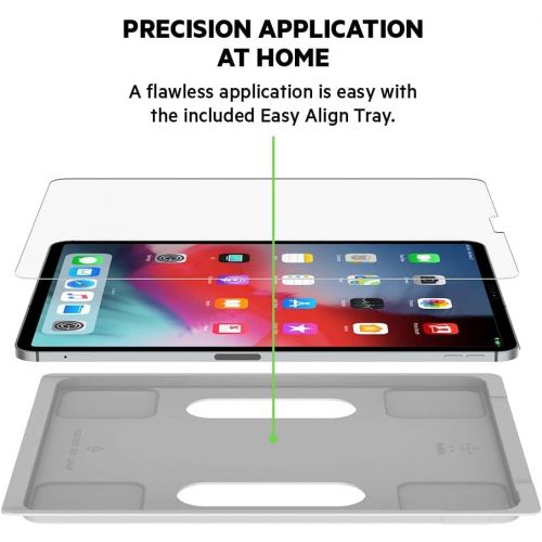 벨킨 Belkin ScreenForce Tempered Glass Screen Protector for iPad Pro 11” (2018 Model)