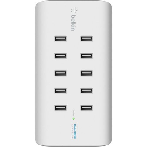 벨킨 Belkin RockStar 10-Port USB Charging Station Power Strip (2.4 Amp per Port)