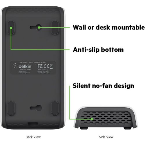 벨킨 Belkin RockStar 10-Port USB Charging Station Power Strip (2.4 Amp per Port)