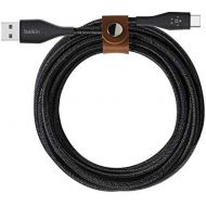 Belkin DuraTek Plus USB-C to USB-A Cable w/Strap (Ultra-Durable USB-C Cable for Samsung Galaxy S10, Google Pixel 3, iPad Pro and More) 4ft, Black