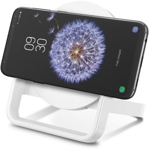 벨킨 Belkin Boost Up Wireless Charging Pad 10W  Qi Wireless Charger for iPhone XS, XS Max, XR / Samsung Galaxy S9, S9+, Note9 / LG, Sony and more (Black)