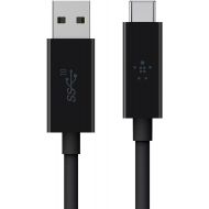 BELKIN F2CU029bt1M-BLK 3.1 USB-A to USB-C Cable, 3ft