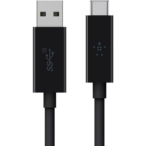 벨킨 BELKIN F2CU029bt1M-BLK 3.1 USB-A to USB-C Cable, 3ft