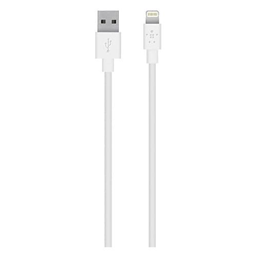 벨킨 Belkin Apple Certified MIXIT Lightning to USB Cable, 6.6 Feet / 2 Meters (White)