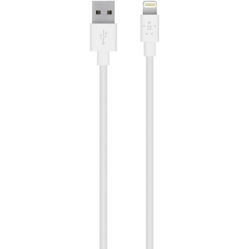 벨킨 Belkin Apple Certified MIXIT Lightning to USB Cable, 6.6 Feet / 2 Meters (White)