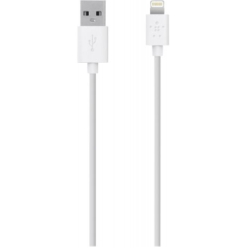 벨킨 Belkin Apple Certified MIXIT Lightning to USB Cable, 6.6 Feet / 2 Meters (White)