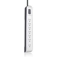 Belkin 7-Outlet AV Power Strip Surge Protector with 12-Foot Power Cord and Telephone Protection, 2000 Joules (BV107200-12)