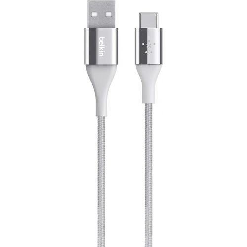 벨킨 Belkin MIXIT 4-Foot DuraTek USB-C to USB-A Cable (Silver)