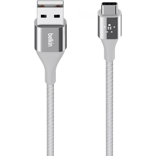 벨킨 Belkin MIXIT 4-Foot DuraTek USB-C to USB-A Cable (Silver)