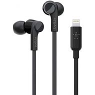 Belkin In-Ear Lightning Headphones w/ Mic Control (iPhone Headphones for iPhone 11, 11 Pro, 11 Pro Max, XS, XS Max, XR, X, 8, 8 Plus, More) iPhone Earphones, iPhone Earbuds, Black