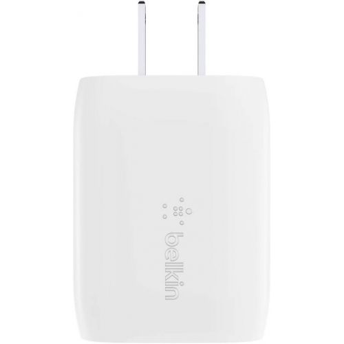 벨킨 Belkin USB-C Wall Charger 18W w/ 4ft USB-C to Lightning Cable (iPhone Fast Charger for iPhone 11, 11 Pro, 11 Pro Max, XS, XS Max, XR, X, 8, 8 Plus) iPhone Charger, iPhone Wall Char