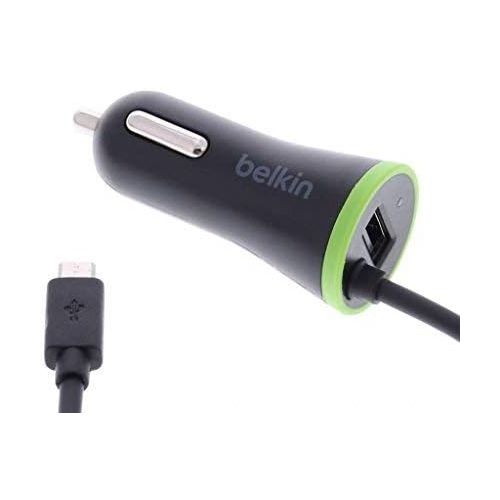 벨킨 Belkin Boost Up Car Charger with 4-Foot Coiled Micro USB Cable (17 Watt / 3.4 Amp)